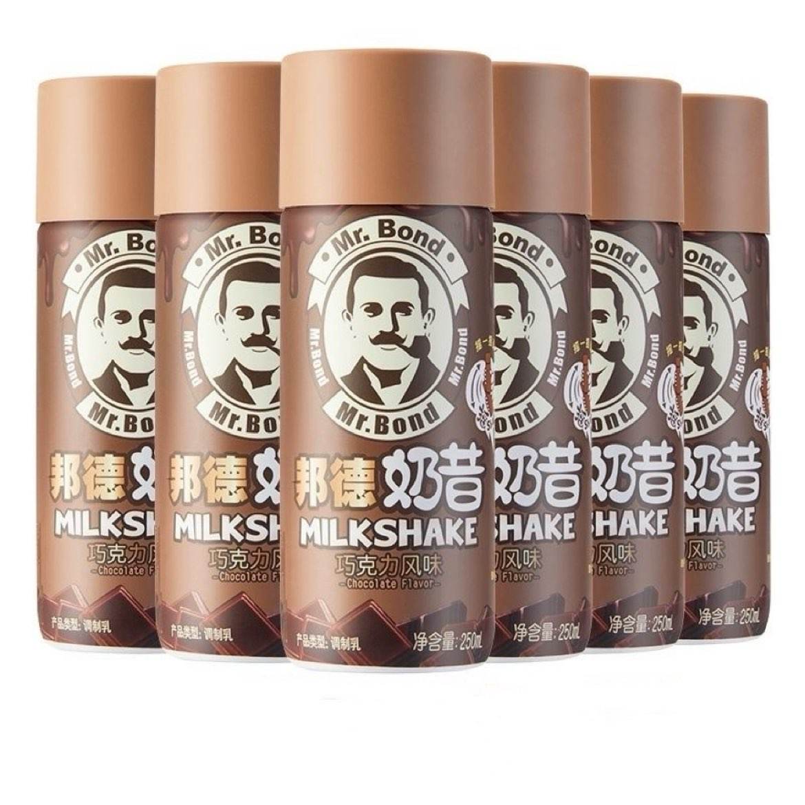 臨期：旺旺邦德 巧克力味奶昔飲料250ml*6瓶（25/7/20）
