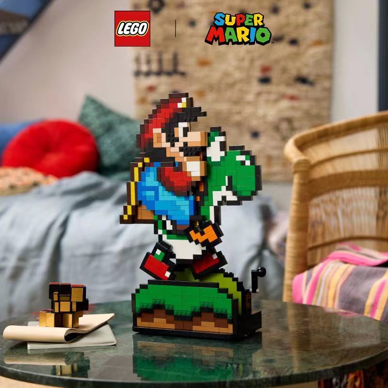 樂高 LEGO 馬力歐系列 71438 馬力歐和耀西積木拼插玩具