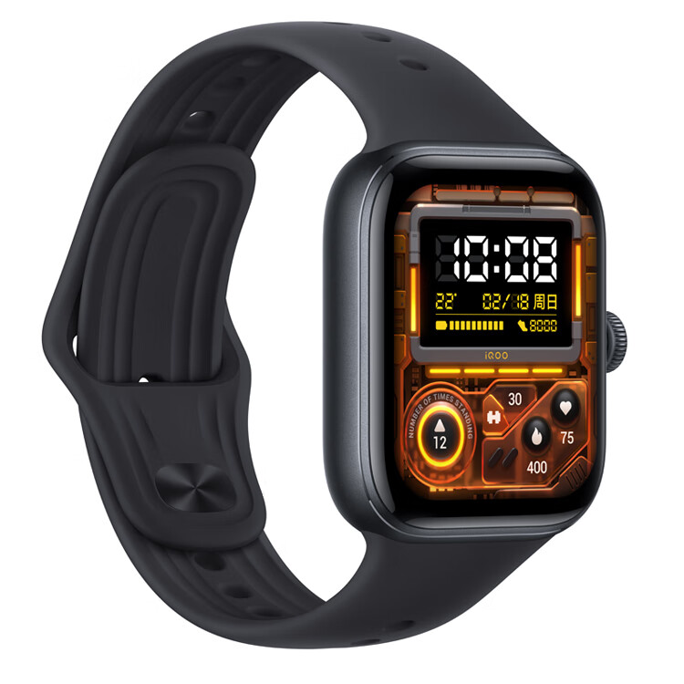 vivo iQOO WATCH GT 藍牙軟膠幻速黑藍河操作系統AI體驗獨立在線導航eSIM云消息智能方表送男生