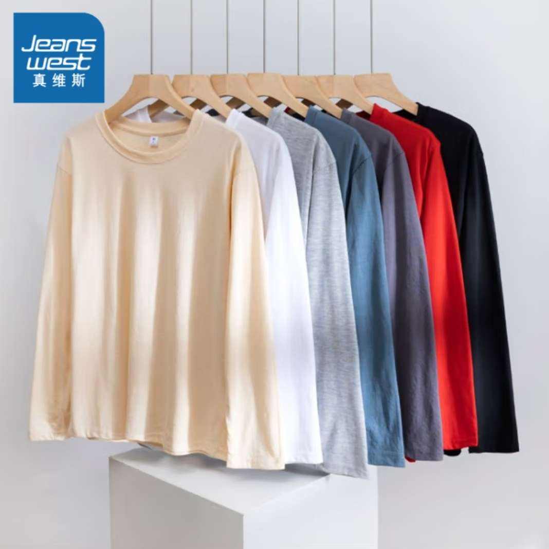 plus、真維斯（Jeanswest）100﹪純棉長袖T恤 *3件