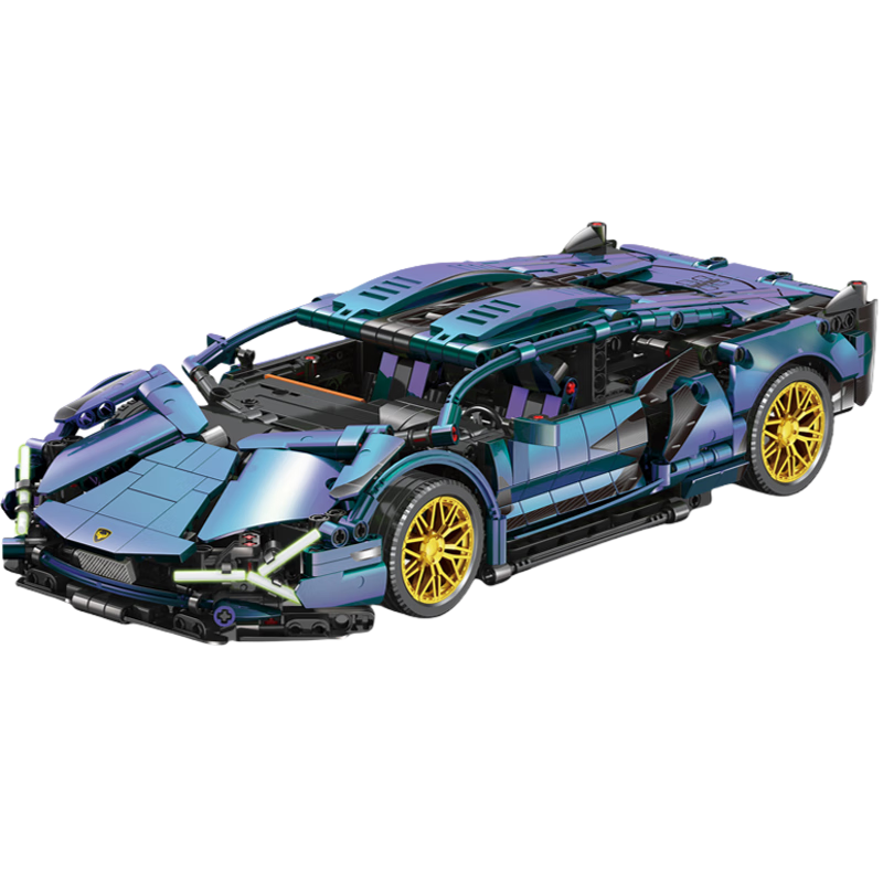 plus:自營 活石（LIVING STONES）兼容樂高積木賽車 成人拼裝遙控車高難度巨大型玩具