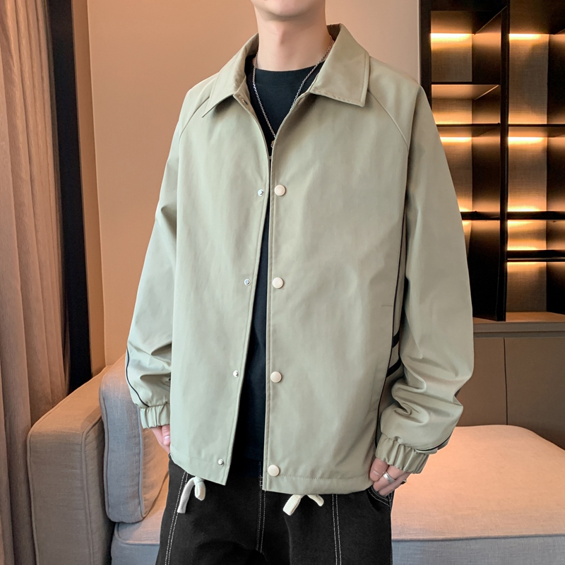 88VIP會員：喵滿分 夾克外套男工裝春秋潮牌薄款運(yùn)動美式秋冬防風(fēng)沖鋒風(fēng)衣寬松