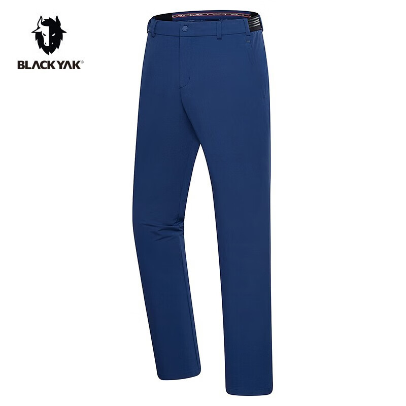 布來亞克（黑牦牛） BLACKYAK 男裝春夏彈力休閑長褲修身工裝男褲潮牌 SEM103 蘭色 190