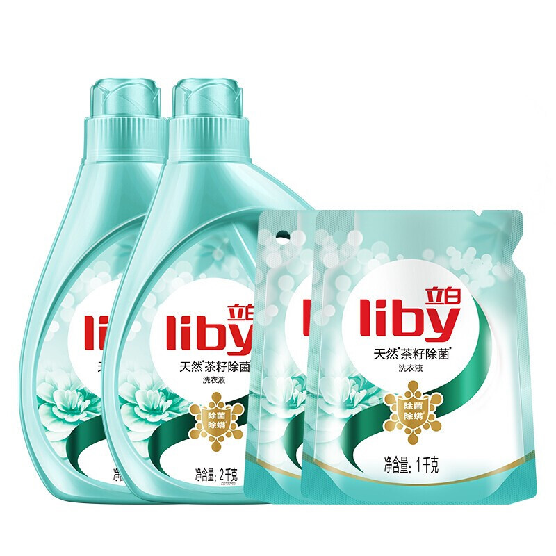 Liby 立白 天然茶籽洗衣液 6kg（送500g立白大師香氛）