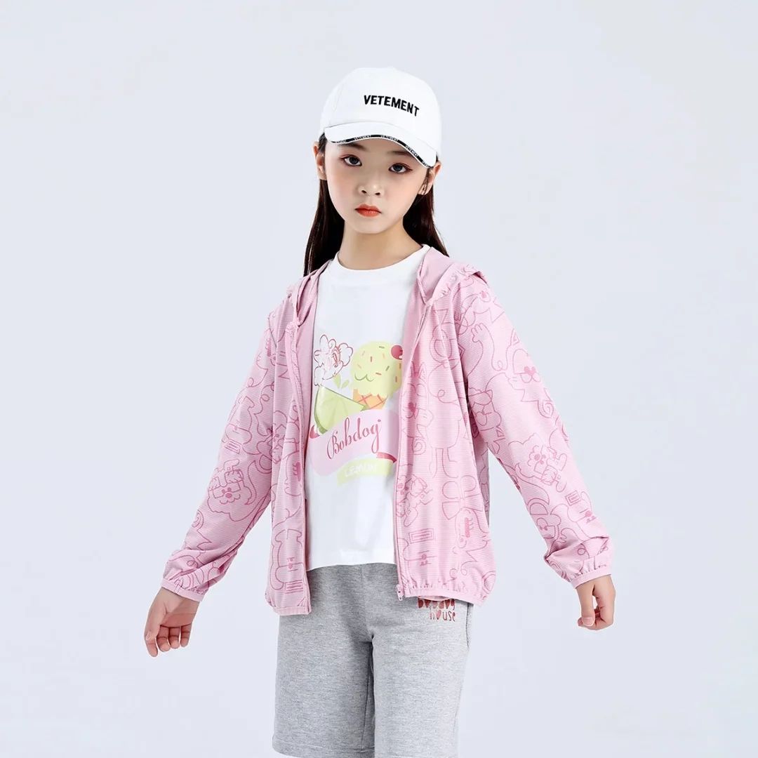 超V:BOBDDOG 防曬UPF50+ 25夏男童女童防曬服戶外遮陽斗篷皮膚衣