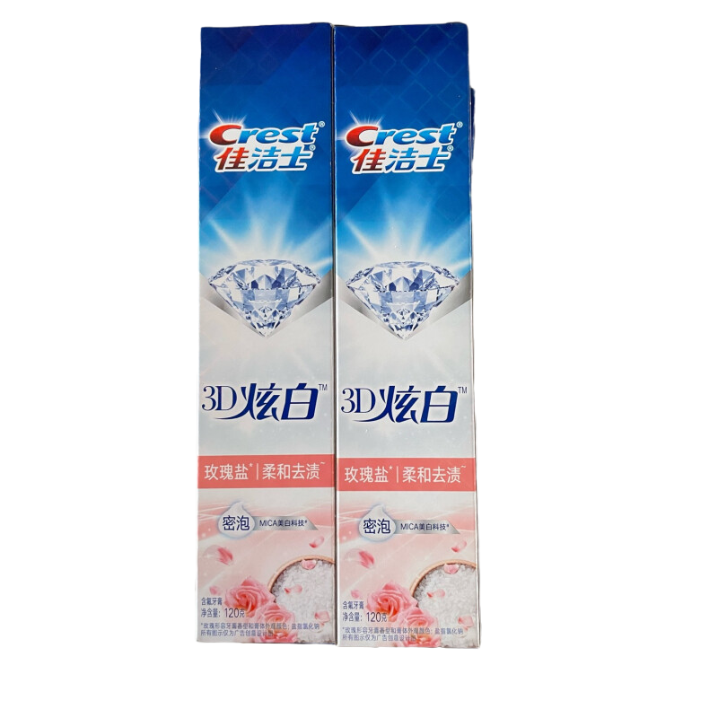Crest 佳潔士 3D炫白玫瑰鹽牙膏 120g