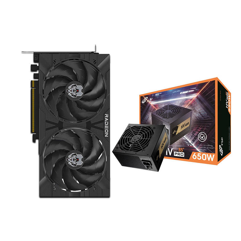 VASTARMOR 瀚鎧 AMD RX9060XT 8G合金電競游戲獨立顯卡