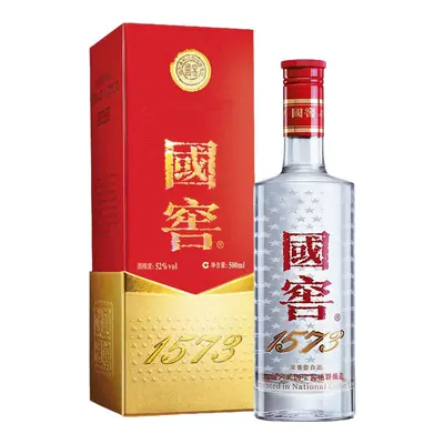 百億補(bǔ)貼:瀘州老窖 國(guó)窖1573 濃香白酒52度500ml