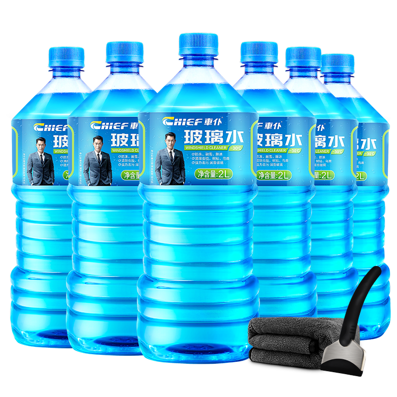 百億補貼：車仆 玻璃水 -30度2L*6瓶