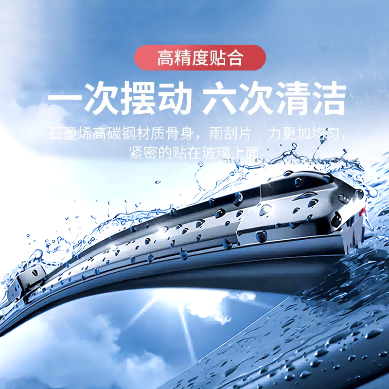 AUTOFUNS 車友趣 Autofans 車友趣 無骨雨刷器 適用大眾朗逸 2000-2024款 1對