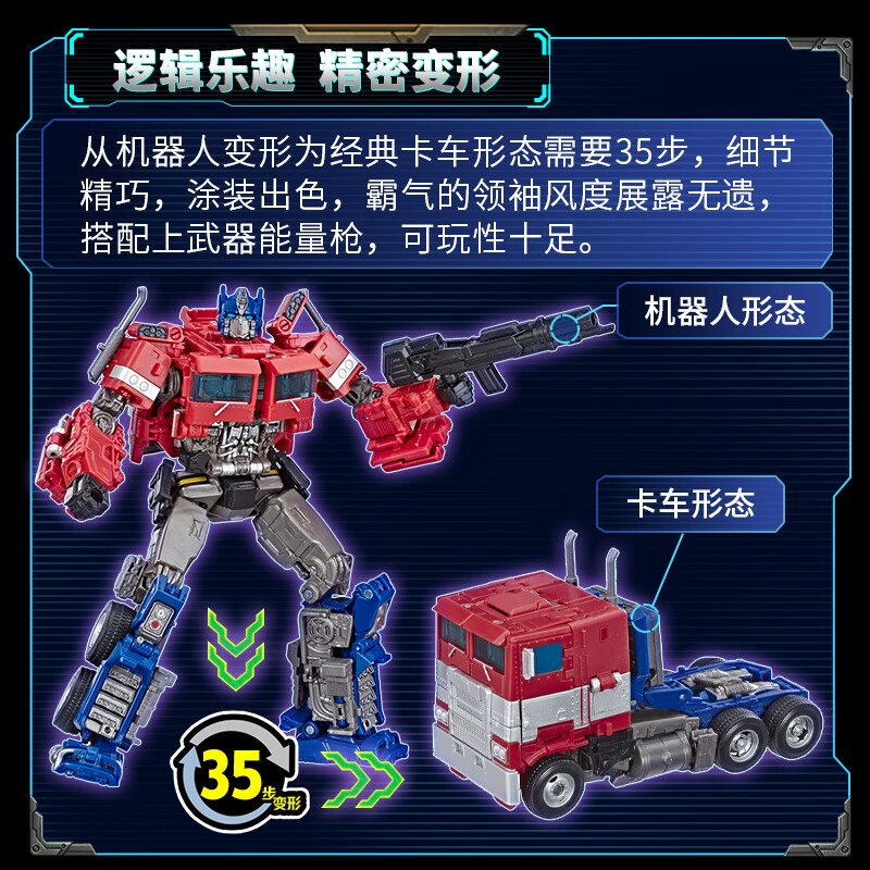 孩之寶 Hasbro 變形金剛 經(jīng)典電影系列 航行家級(jí) E4629 擎天柱