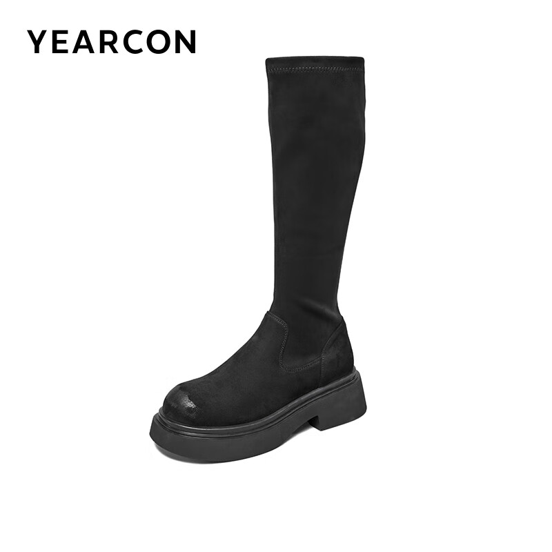YEARCON 意爾康 女士厚底長筒騎士靴 29474W