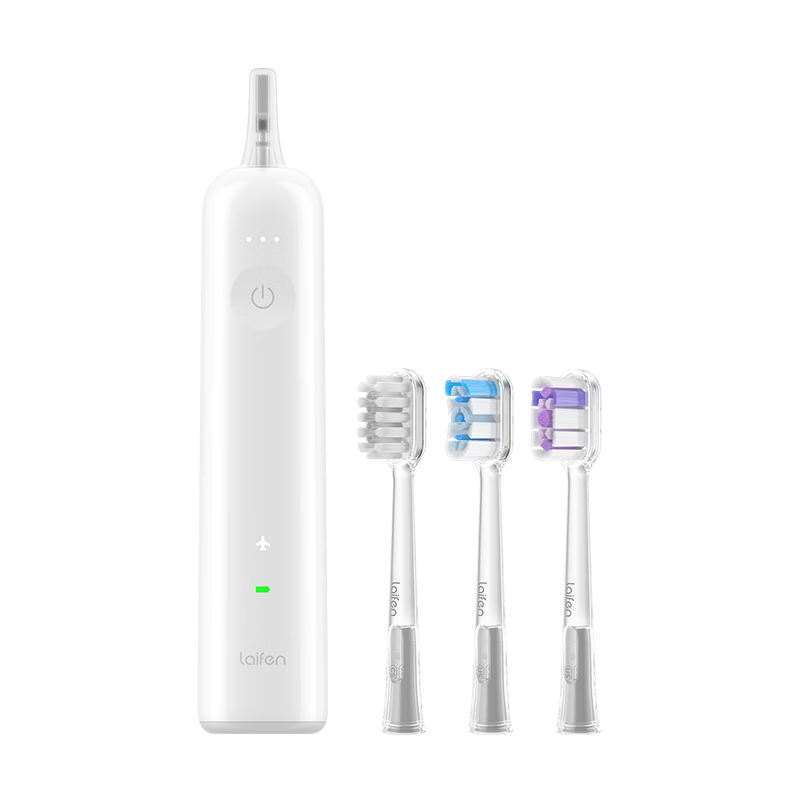 PLUS會員：laifen/徠芬 lftb01 電動牙刷 掃振一體 輕量設計 光感白