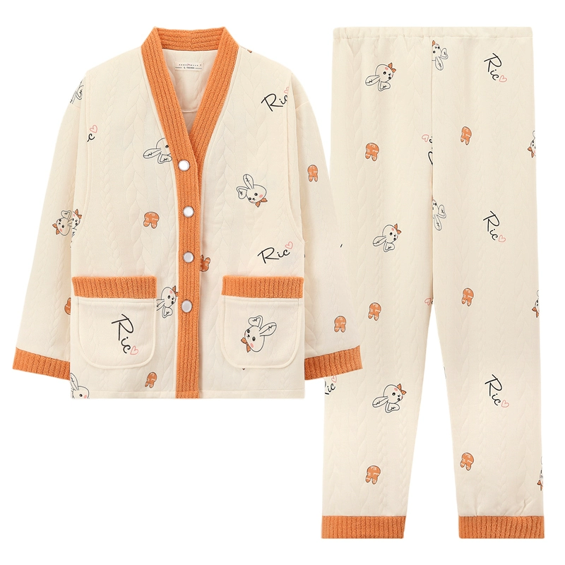 秋冬季空氣棉月子服孕婦睡衣哺乳產(chǎn)婦家居服