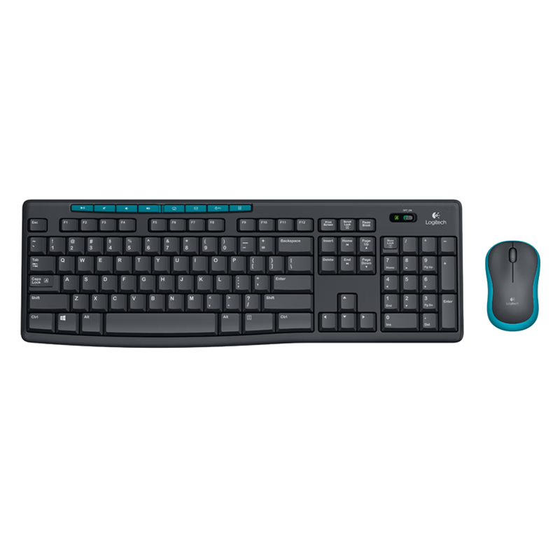 plus：羅技（Logitech）MK275 鍵鼠套裝 無線鍵鼠套裝 辦公鍵鼠套裝 全尺寸 商務鍵鼠套裝 帶無線2.4G接收器