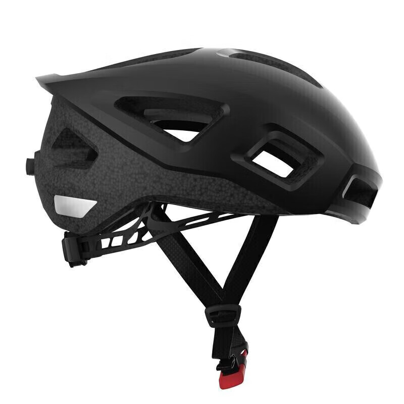 DECATHLON 迪卡儂 自行車公路騎行透氣頭盔男女山地車RC100系黑色M均碼 2385963