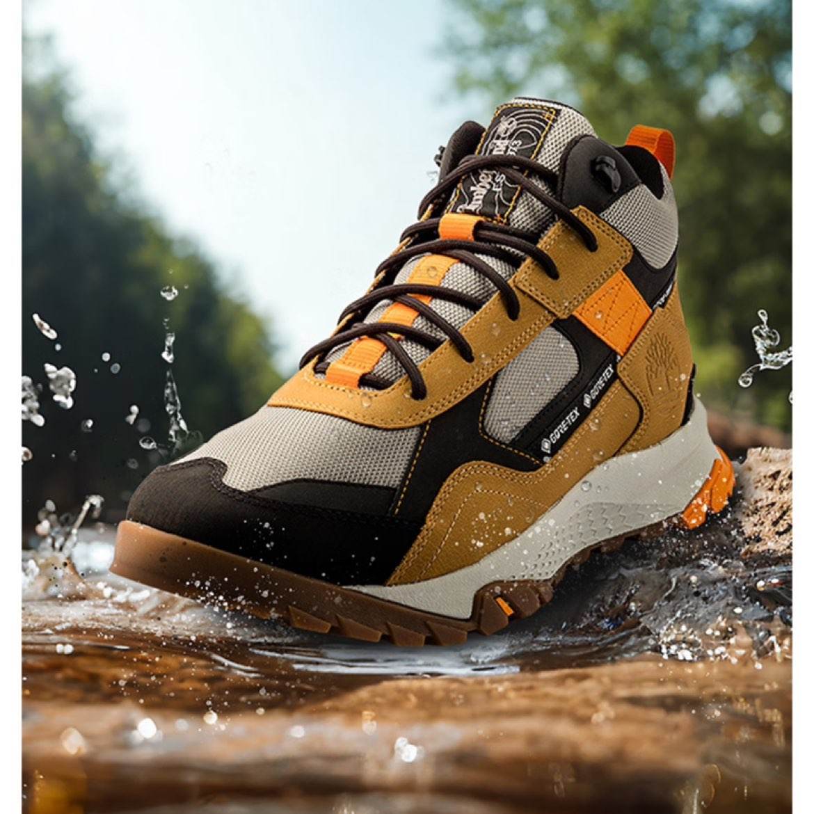 添柏嵐（Timberland）官方男鞋24秋冬新款中幫徒步鞋