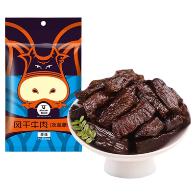 科爾沁 風(fēng)干牛肉干 100g*4件