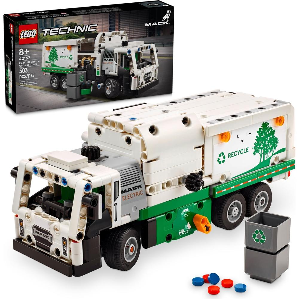 LEGO 樂高 機(jī)械組系列 42167 馬克 LR 電動垃圾卡車