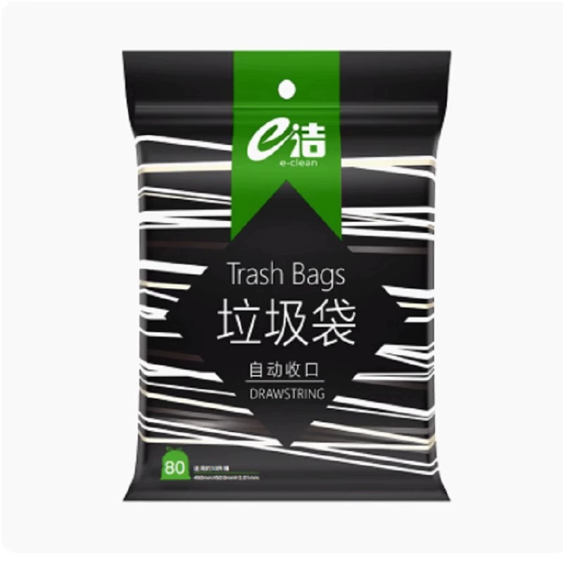 vip湊單3.3 e潔抽繩式加厚垃圾袋96只