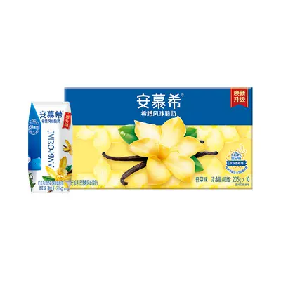 安慕希 香草味酸奶 205g×10盒
