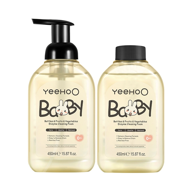 英氏嬰幼兒奶瓶果蔬清洗劑450ml*2