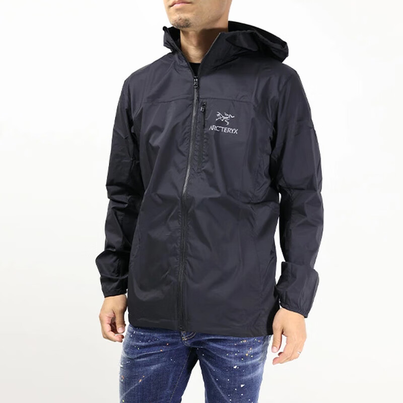 ARC'TERYX 始祖鳥 男士沖鋒衣X000007411日本直郵 黑色 M