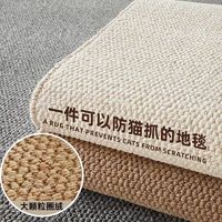 日式茶室地毯客廳地墊2024新款臥室飄窗床邊沙發(fā)攝影棚貓抓板定制