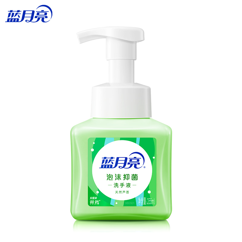 藍(lán)月亮 泡沫抑菌洗手液 天然蘆薈 255ml