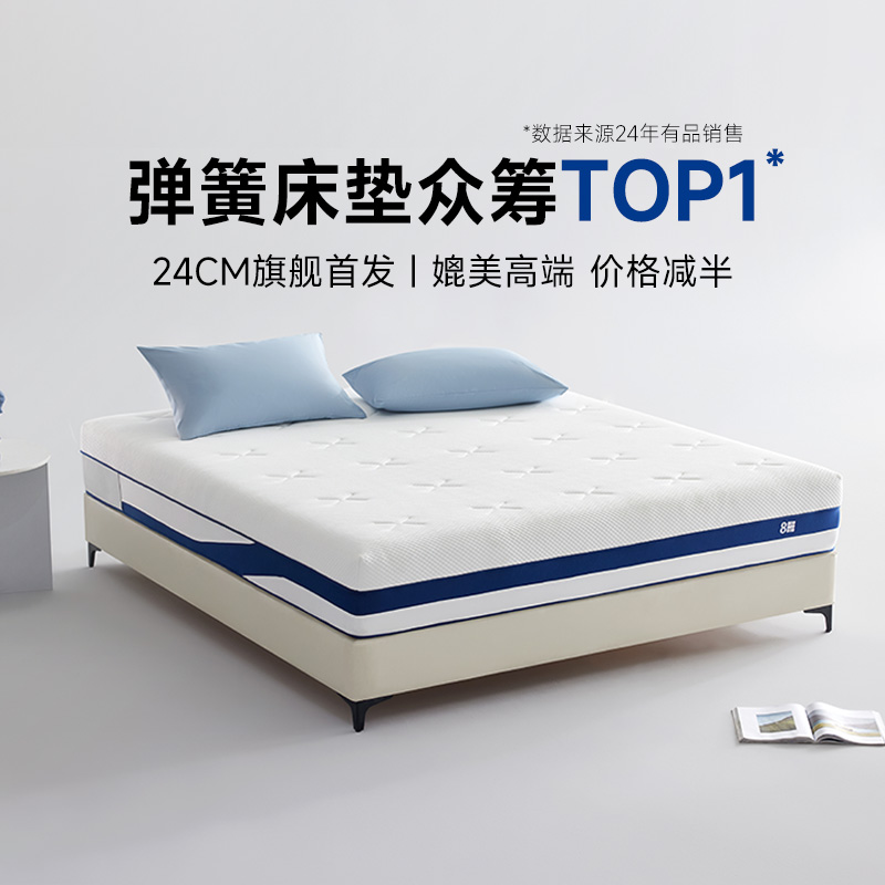 國家補貼、限地區：8H 星之藍記憶綿床墊 120cm