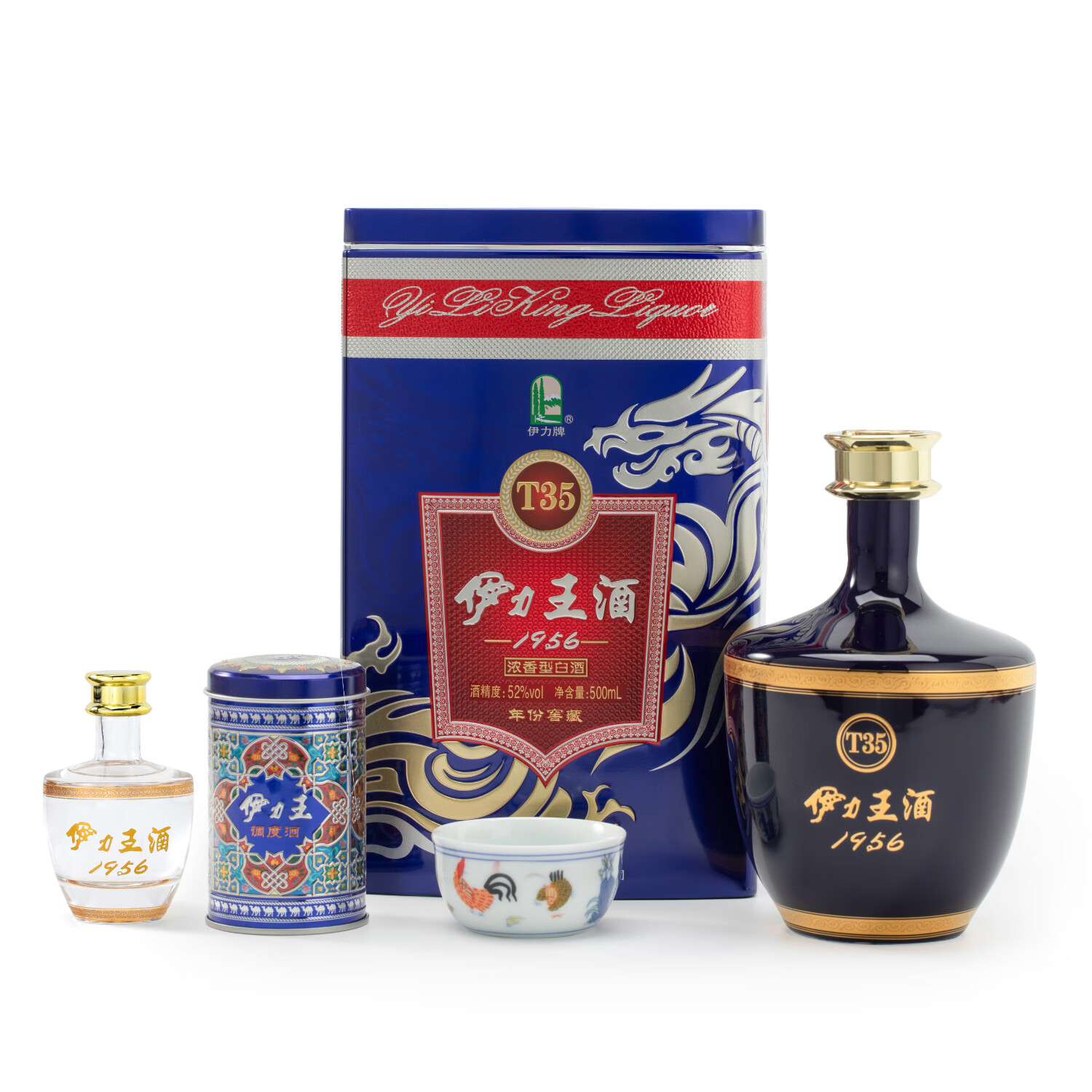 伊力特 伊力王酒 藍王 30 52%vol 濃香型白酒