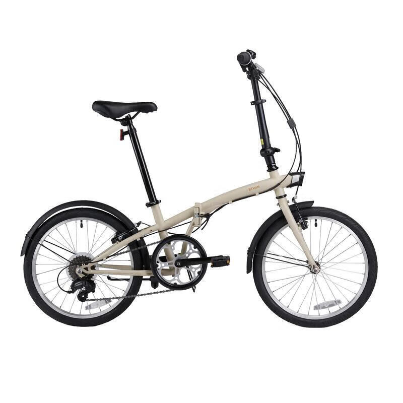 迪卡儂 DECATHLON 折疊車T120成人通勤自行車6級變速20寸 6期免息