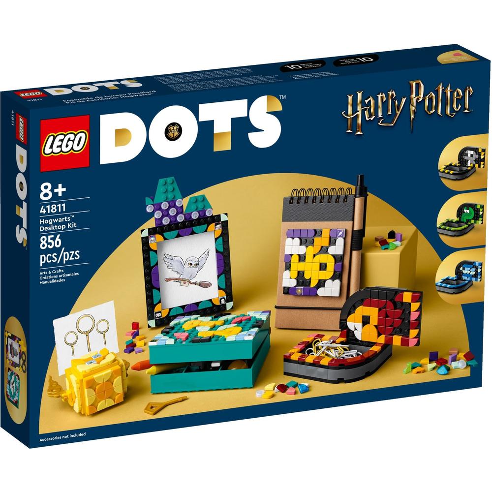 LEGO 樂高 DOTS點(diǎn)點(diǎn)世界系列 41811 霍格沃茨桌面組合