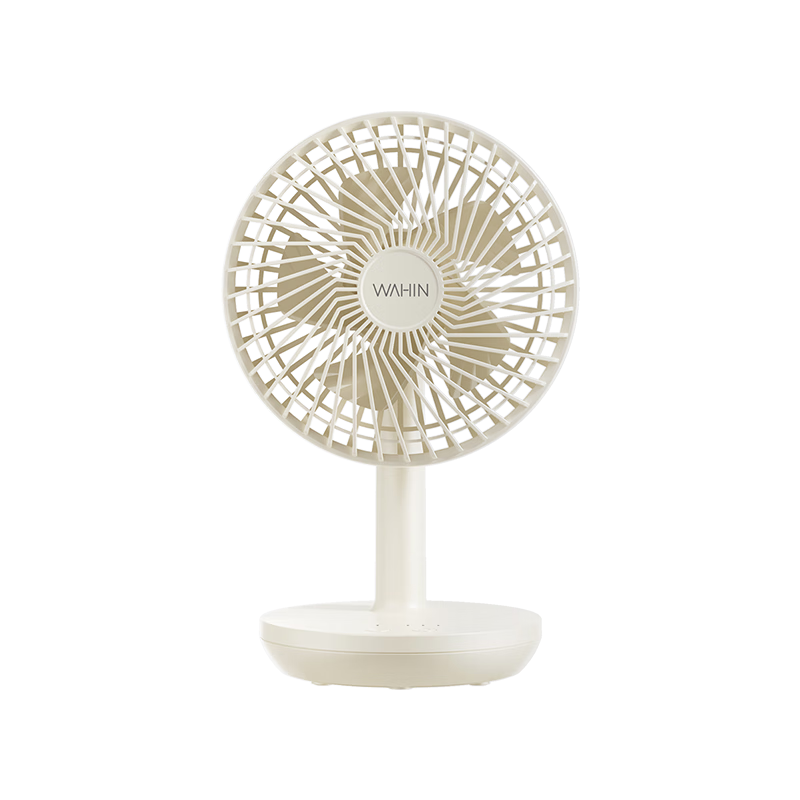 華凌美的出品電風扇風寶家用吊扇空氣循環(huán)小型米白宿舍便攜usb充電戶外露營節(jié)能桌面電扇WH-FTD12S1