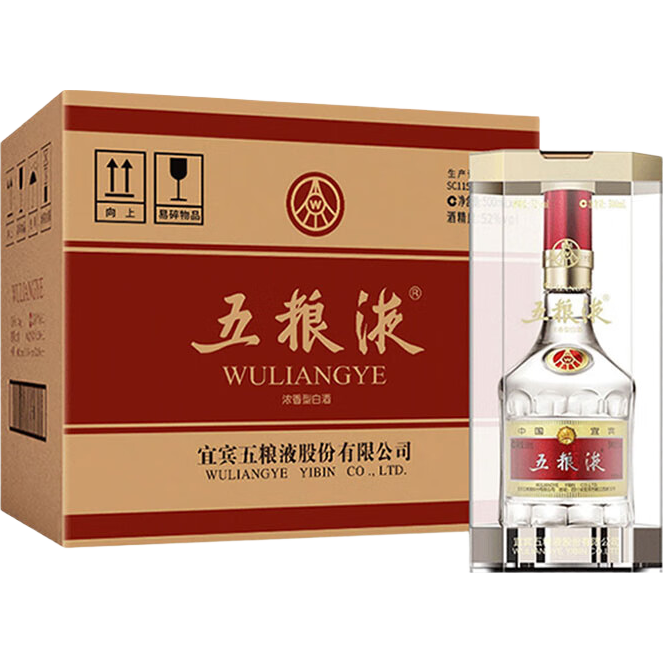 plus會員：五糧液 普五八代 52° 濃香型 500ml 6瓶整箱