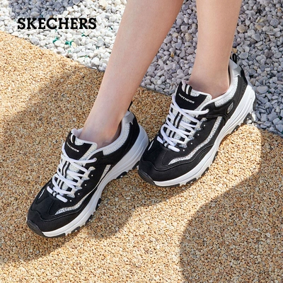 Skechers 斯凱奇 熊貓鞋黑白熊秋女鞋老爹鞋