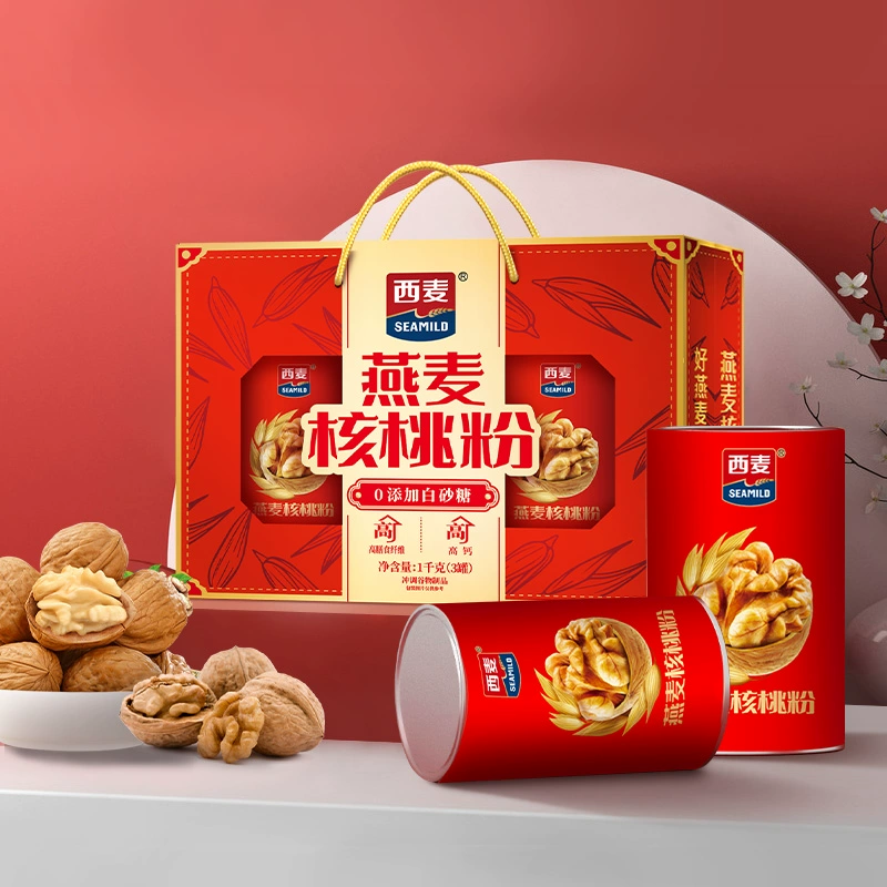 西麥 燕麥核桃粉中秋禮盒1000g