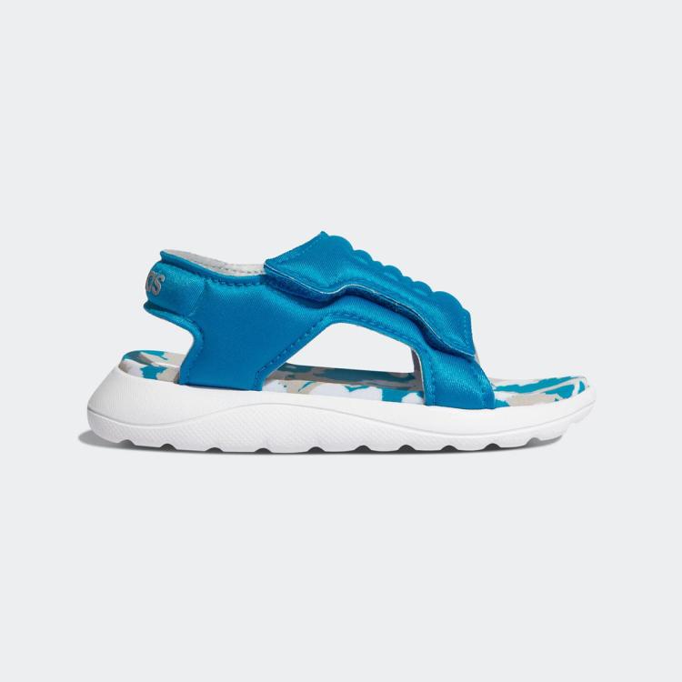 adidas 阿迪達(dá)斯 時尚潮流拼色軟底鞋舒適兒童涼鞋沙灘涼鞋魔術(shù)貼運(yùn)動涼鞋夏