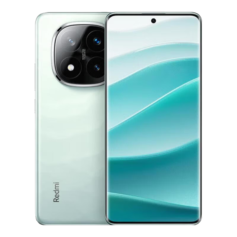 政府補(bǔ)貼：小米紅米note14pro+ 新品5G小米紅米手機(jī) 星沙青 12GB+512GB