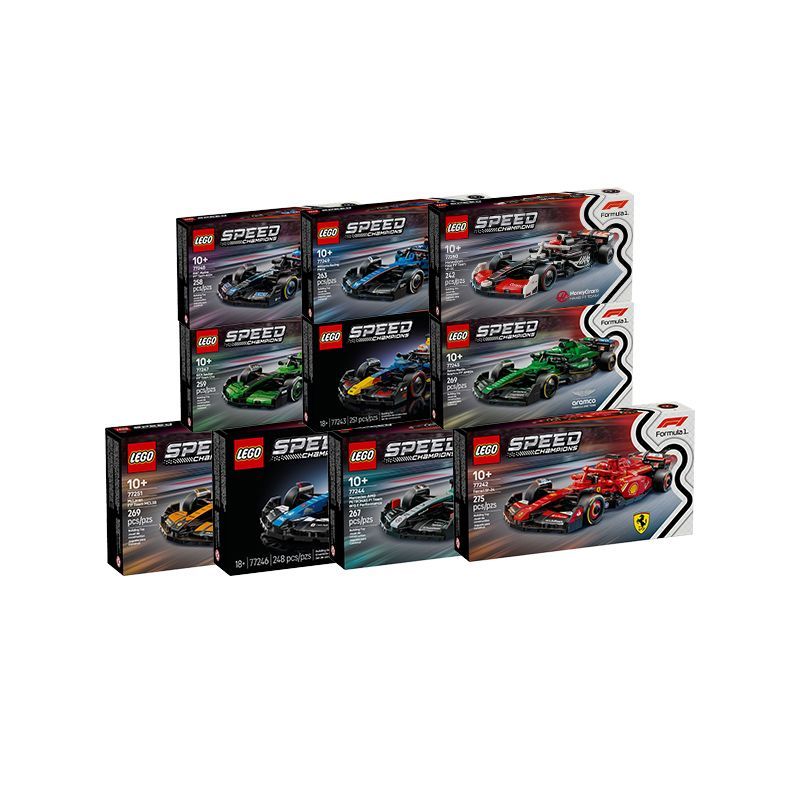 樂高 LEGO speed超級賽車十件套77242-77251兒童積木玩具