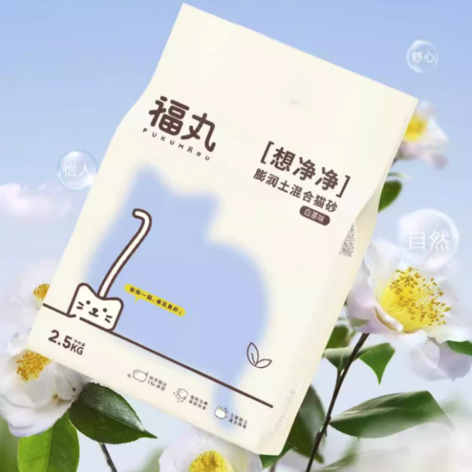 FUKUMARU 福丸 白茶混合豆腐貓砂2kg
