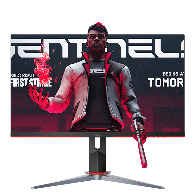 政府補貼，plus:AOC 27英寸 2K HDR400 IPS 原生180Hz 1ms 10Bit 滿血小金剛MAX 旋轉升降 游戲電競顯示器 Q27G2S/D