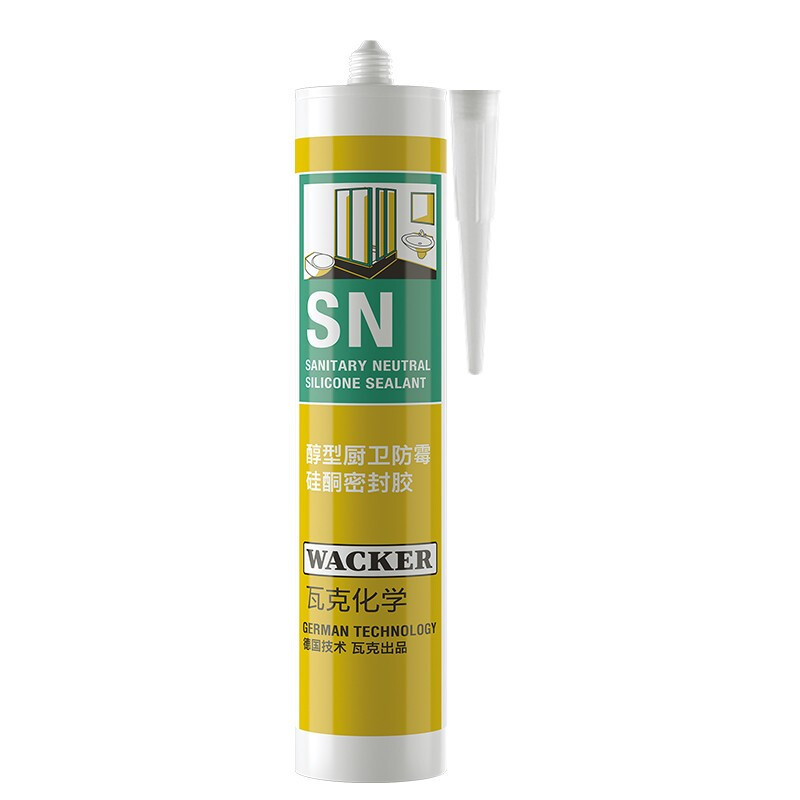 WACKER 瓦克 WK-001 醇型防霉硅酮密封膠 瓷白色 300ml