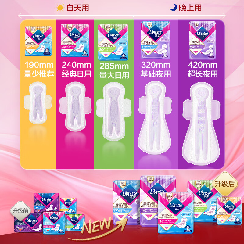 Libresse 舒適V感超薄衛(wèi)生巾囤貨套裝70片