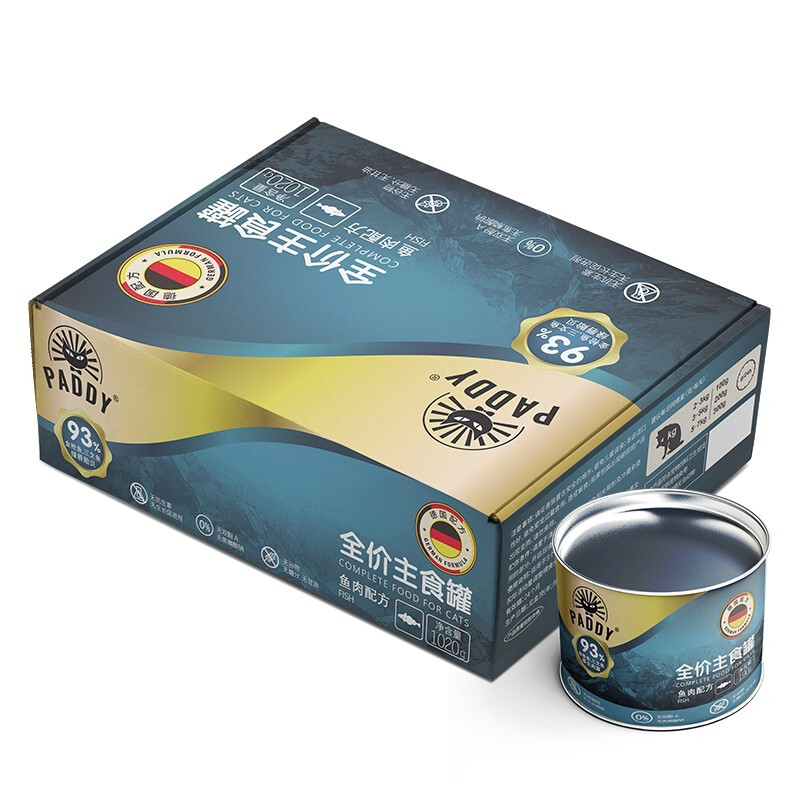 Paddy Time 最寵 貓罐頭190g*6主食罐無谷魚肉 寵物成幼貓零食全價濕貓糧營養(yǎng)增肥
