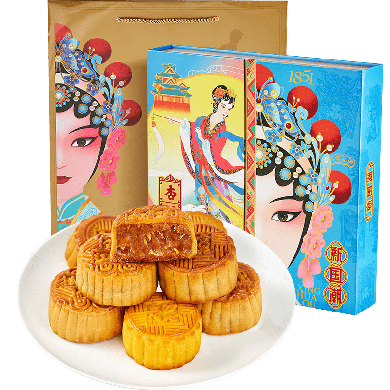 PLUS會員：杏花樓月餅禮盒 8餅8味 精選新國潮640g