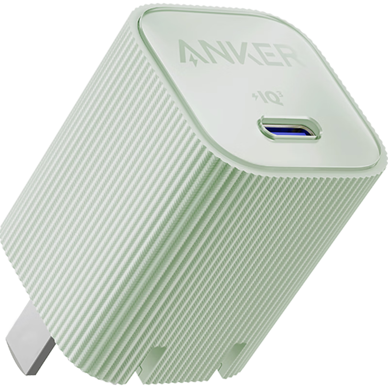 plus：ANKER安克30W安心充充電器氮化鎵PD快充type-c 適用iPhone16promax蘋果15/14iPad華為小米手機usb插頭綠