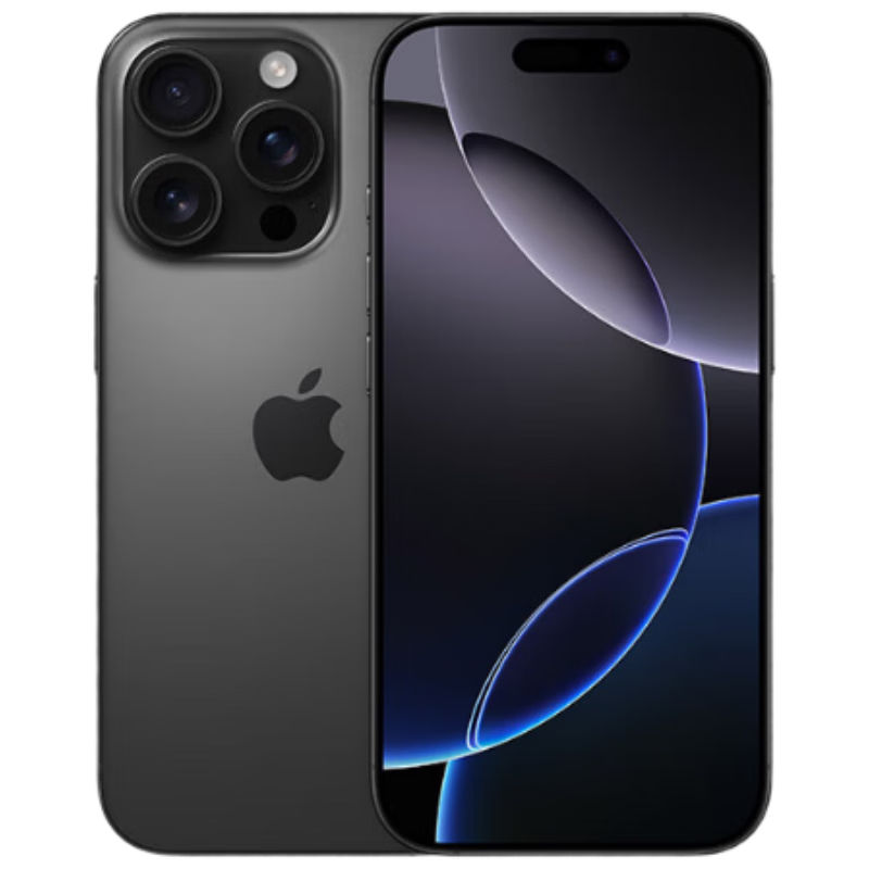 PLUS會員：Apple/蘋果 iPhone 16 Pro Max 手機 雙卡雙待 黑色鈦金屬 512G