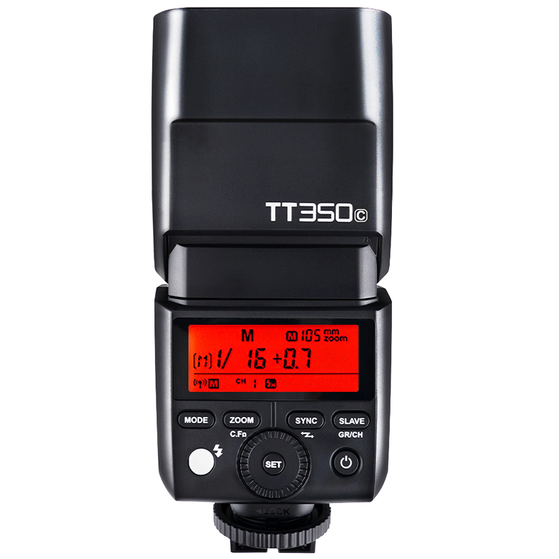 神牛（Godox）TT350C 佳能機(jī)頂閃光燈 外拍燈微單熱靴攝影燈