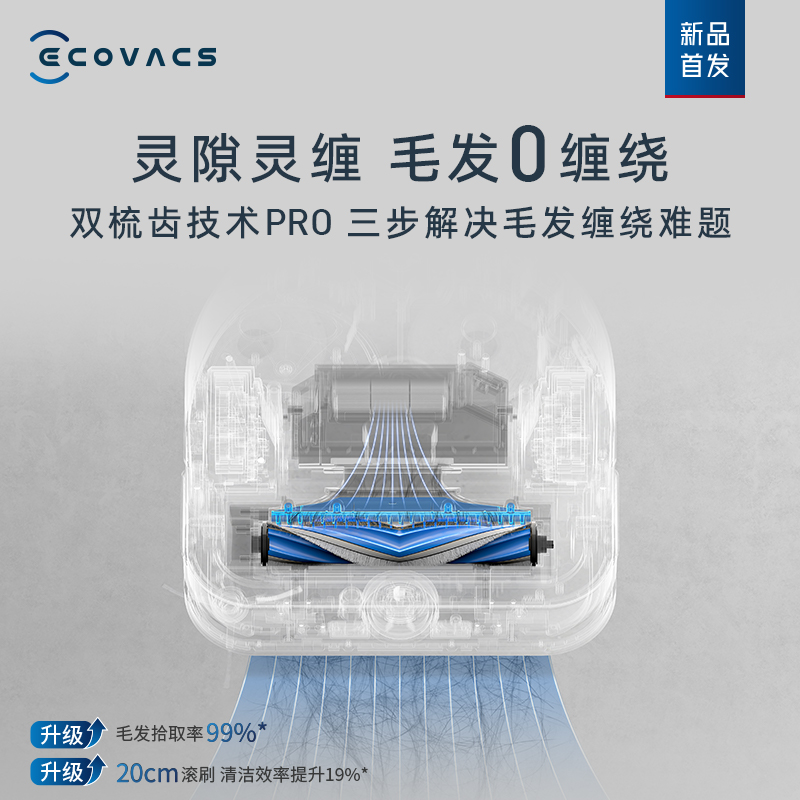 ECOVACS 科沃斯 X5 PRO掃地機器人家用全自動清洗掃拖吸一體機